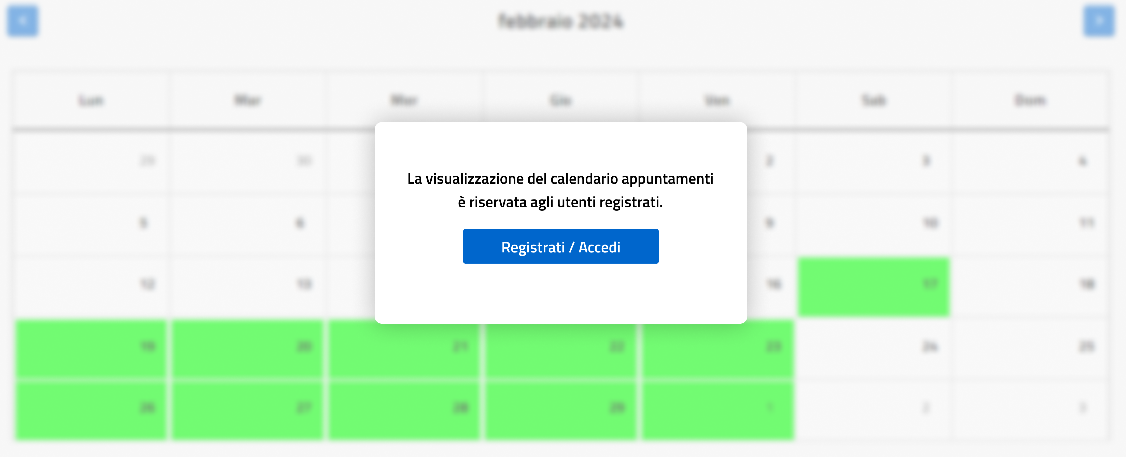 Registrati / Accedi