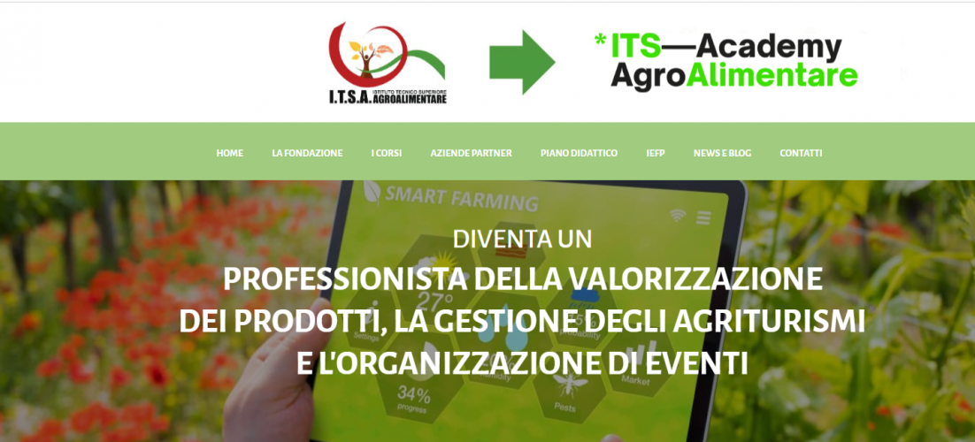 Tecnico Superiore per per la valorizzazione dei prodotti, la gestione degli Agriturismi e l’organizzazione di eventi (Manager Agrituristico)