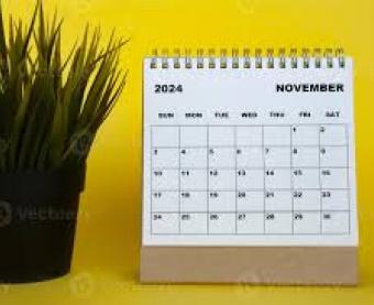 desk e calendario novembre